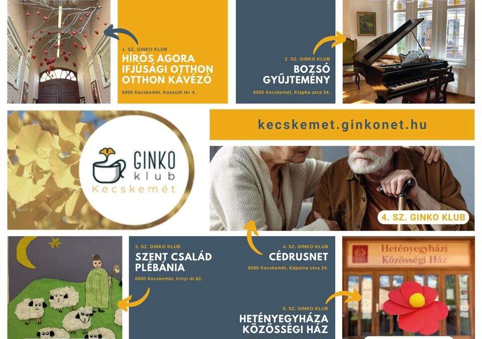 Ginko klubok- 2022. februárjában is!